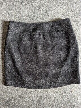 Calvin Klein Classic Black Tweed Women’s Mini Skirt